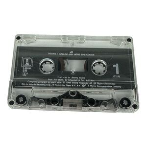 U2 Single Desire Hallelujah Here She Comes Casette Tape 1988